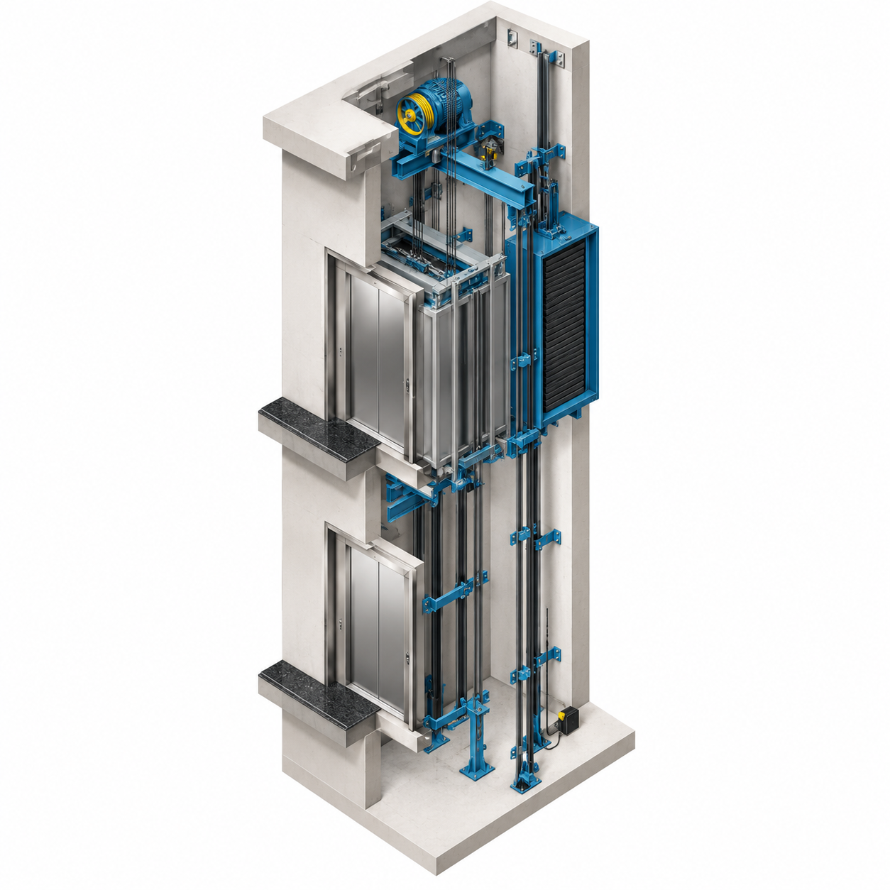 FLUENT Gearless MRL Lift